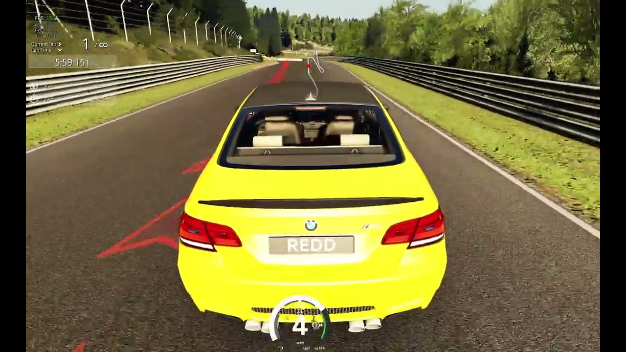 WORLDS FASTEST LAP??? BMW E91 M3 Nürburgring Nordschleife Lap (09:25:092) on Mouse steering 😔😔😔