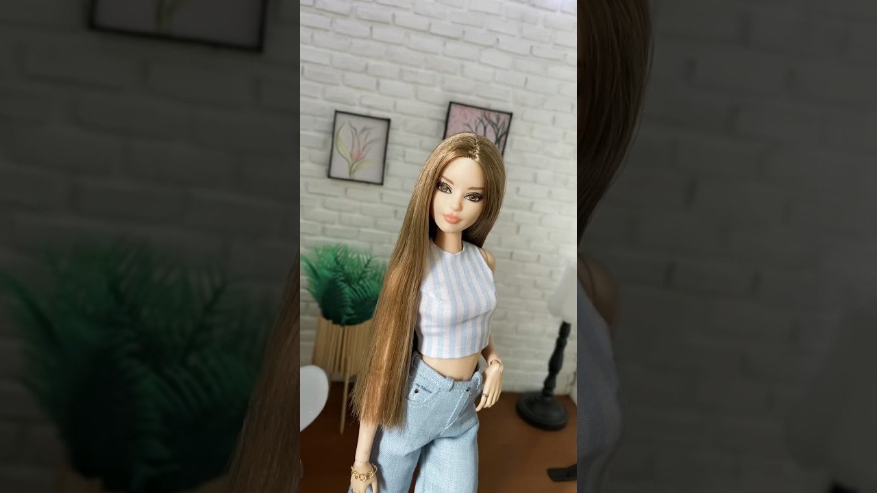Costurando jeans 🩵 #moldes #barbie #fashion