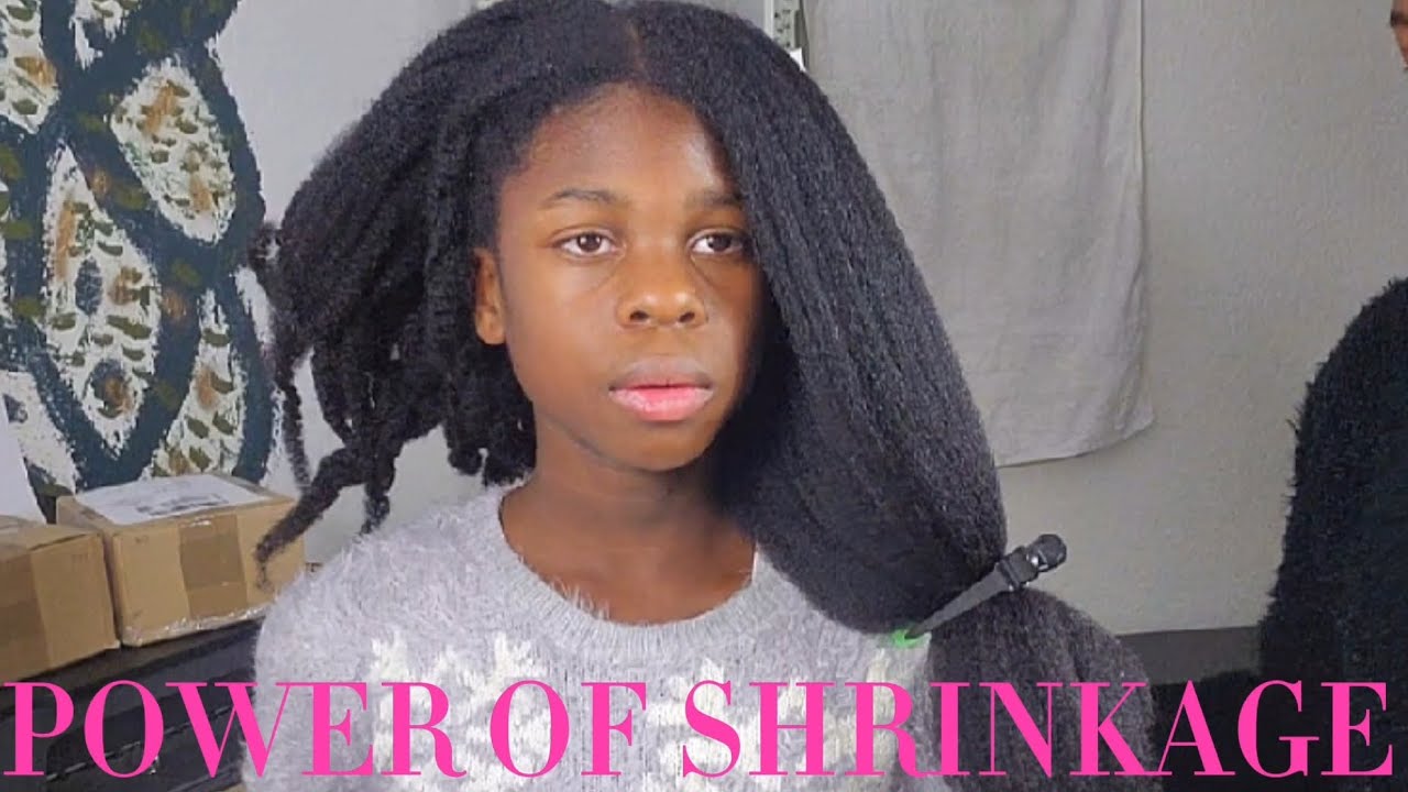 Power of afro hair Shrinkage