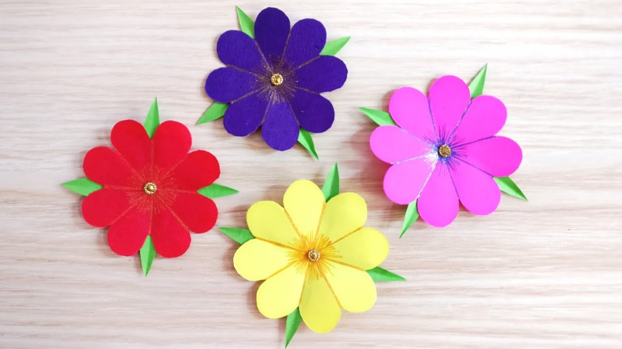 Easy Paper Flower Making | DIY | Paper Craft | Paper Flower