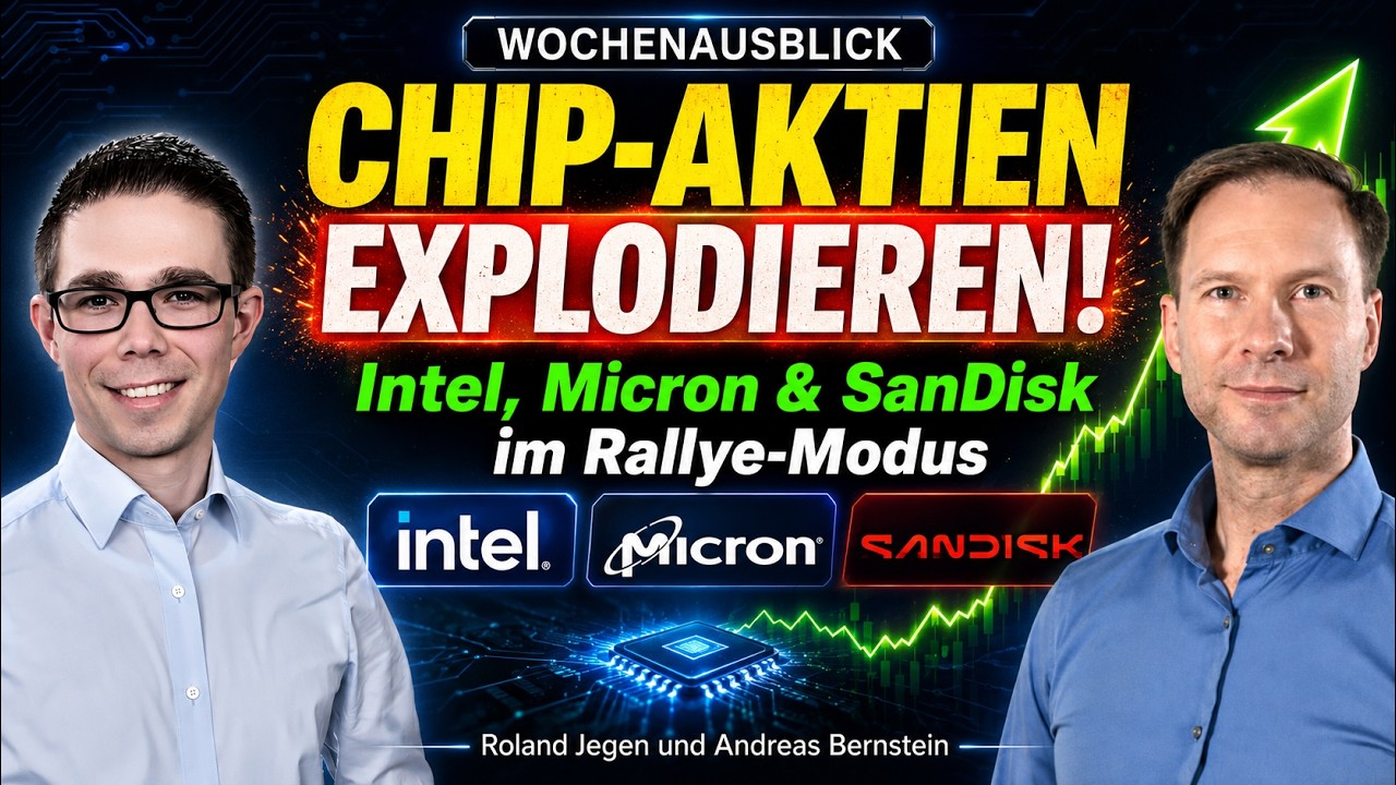 Chip-Aktien explodieren: Intel, Micron & SanDisk im Rallye-Modus