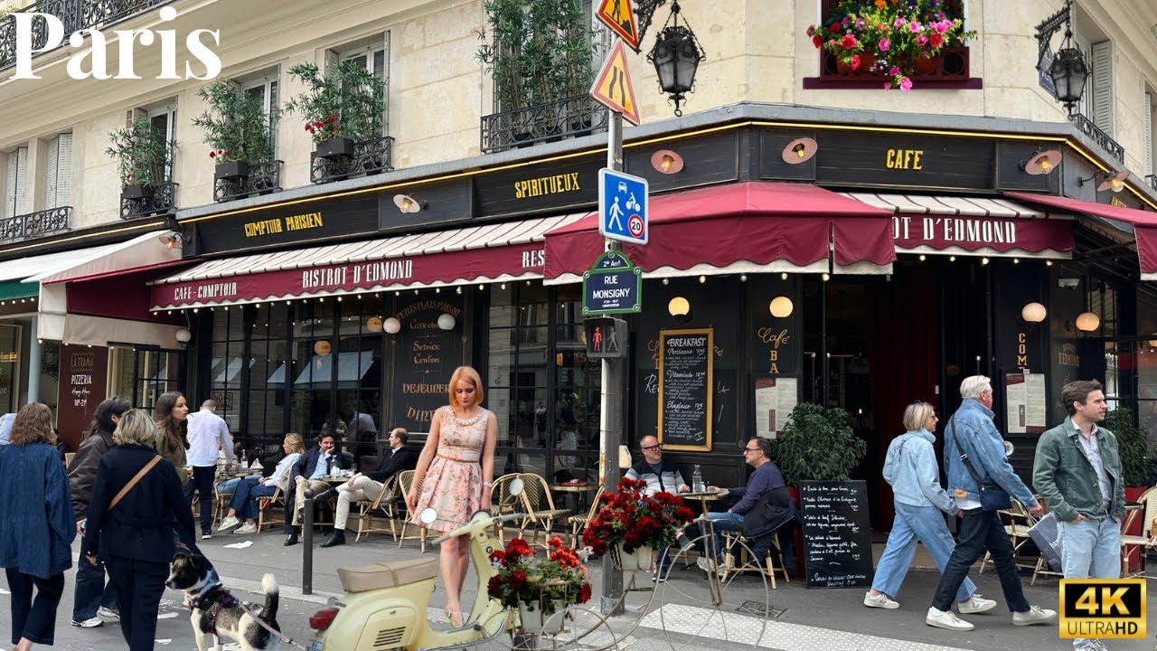 10 June 2026 PARIS 🇫🇷 FRANCE STREET WALK TOUR   BEAUTIFUL DAY PARIS WALK TOUR HISTORIC AREAS IN CENT