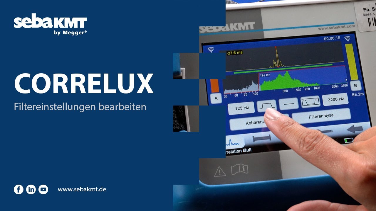 𝘋𝘌 - SebaKMT -  Filtereinstellungen am Correlux C-3