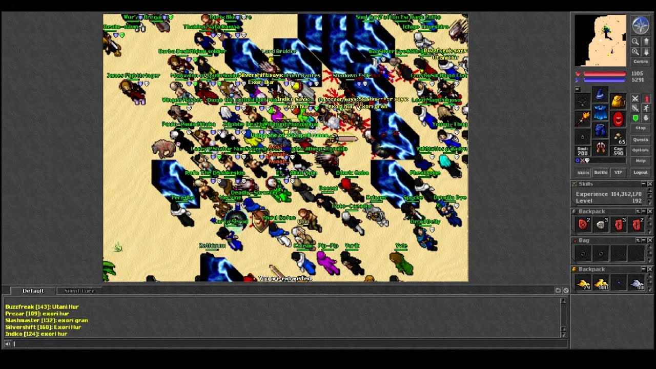 Tibia - Will Hunting MS 192 goes to War (Amera 2008 8.11)