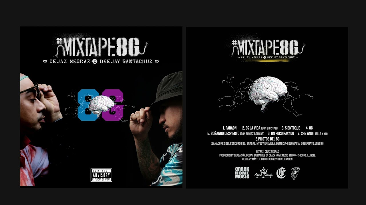 CEJAZ NEGRAZ & DJ SANTACRUZ / MIXTAPE 8G - ALBUM COMPLETO