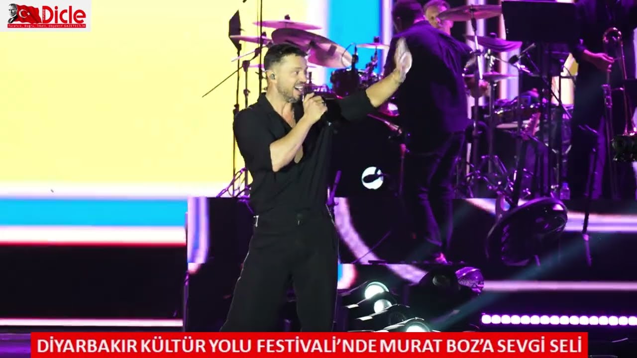 DİYARBAKIR KÜLTÜR YOLU FESTİVALİ’NDE MURAT BOZ’A SEVGİ SELİ