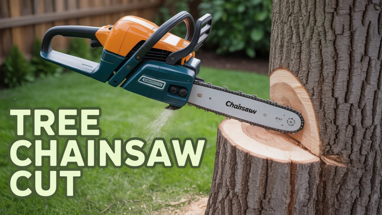 Cutting Large Tree Branches Using a Small Saw Surprisingly Easy