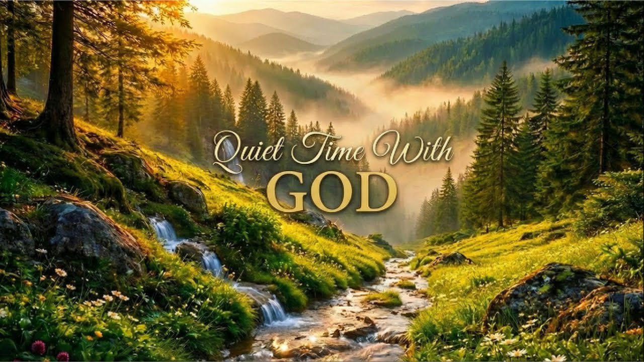 QUIET TIME WITH GOD - Soaking Worship Instrumental | Nature Scenes For Devotion & Sleep