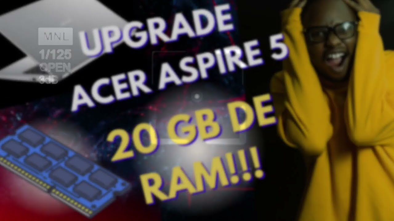 UPGRADE DE MEM&Oacute;RIA RAM NO ACER ASPIRE 5 A515-51G. #tecnologia #viral #pcgamer 