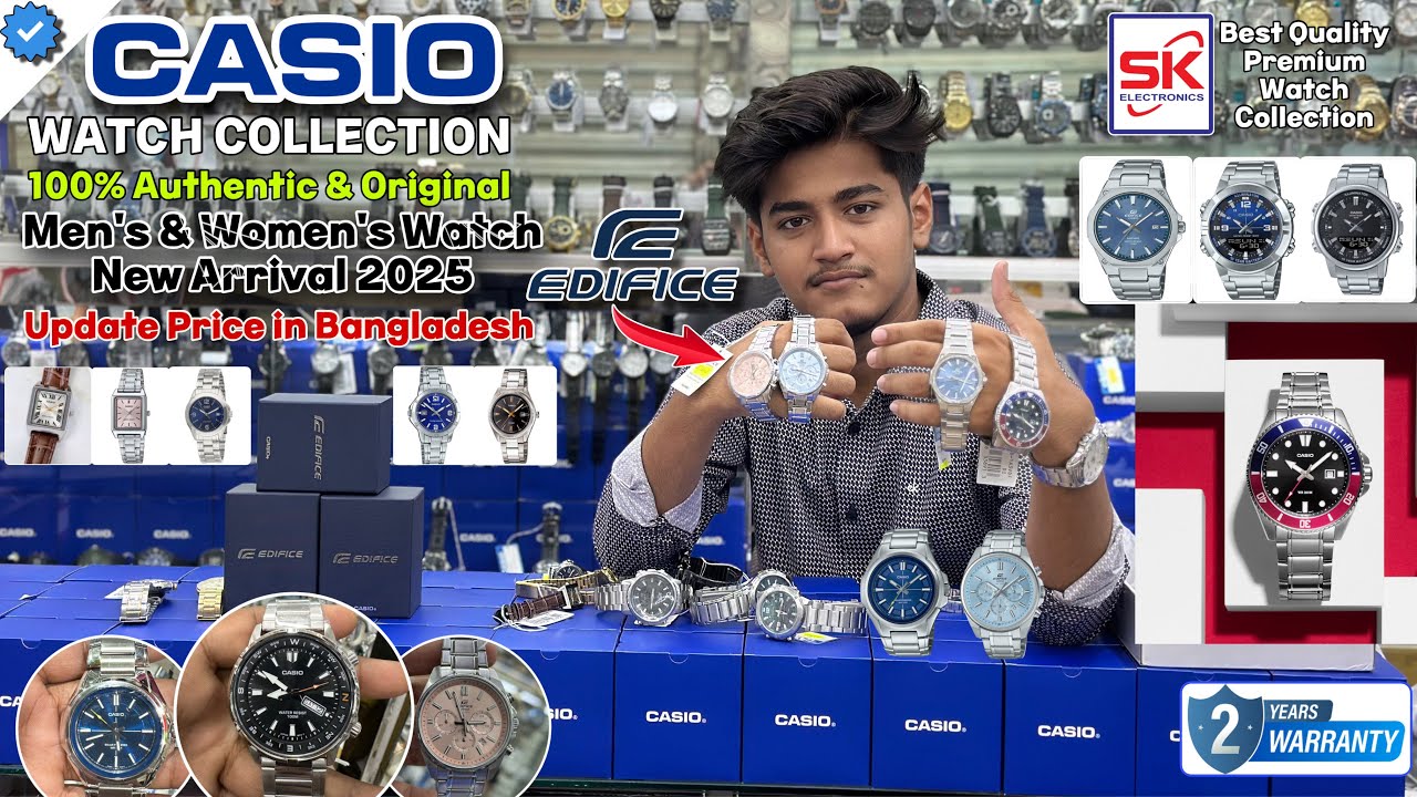 CASIO Men's & Women's Watch New Arrival 2025| Edifice Watch Collection Update Price in Bangladesh