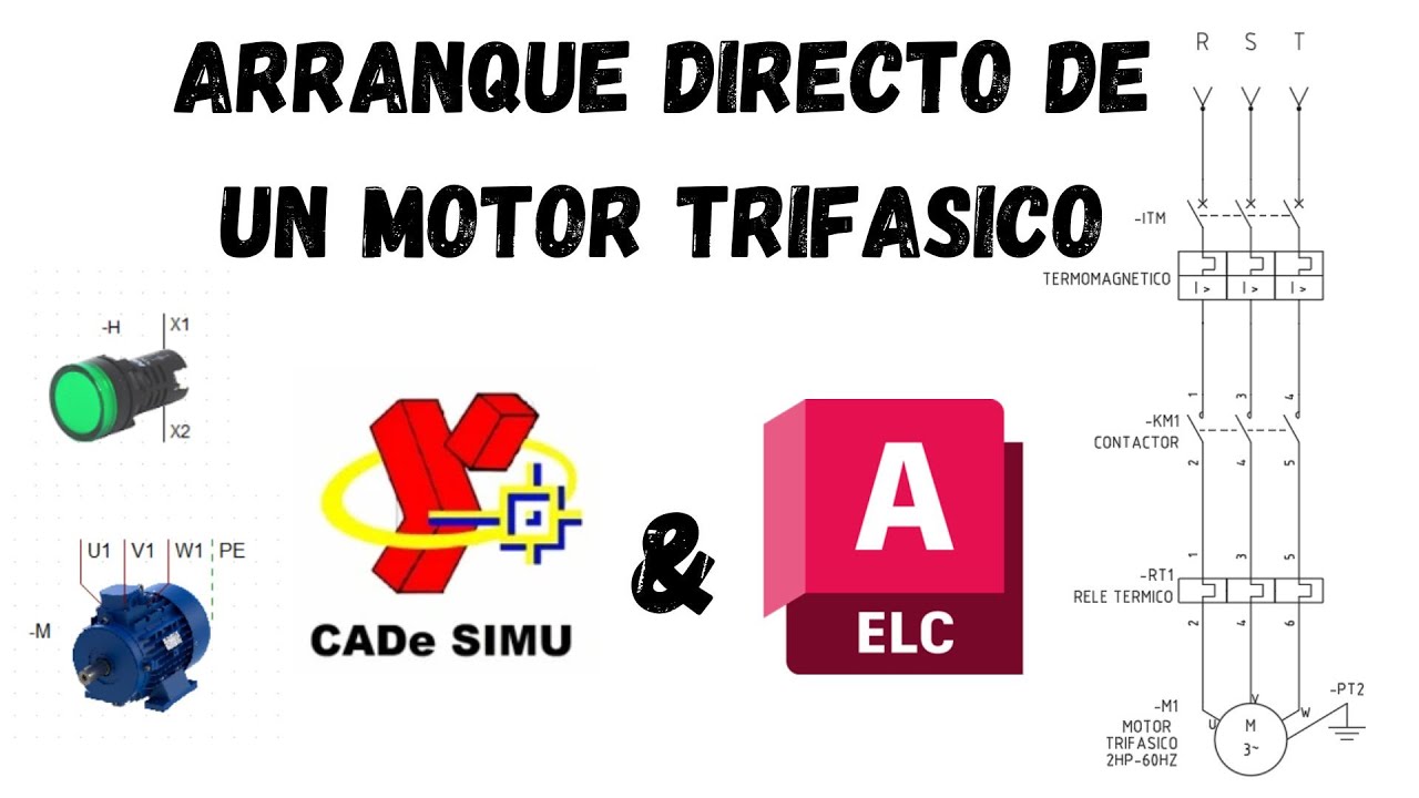 Arranque directo en AutoCAD Electrical - PARTE 2