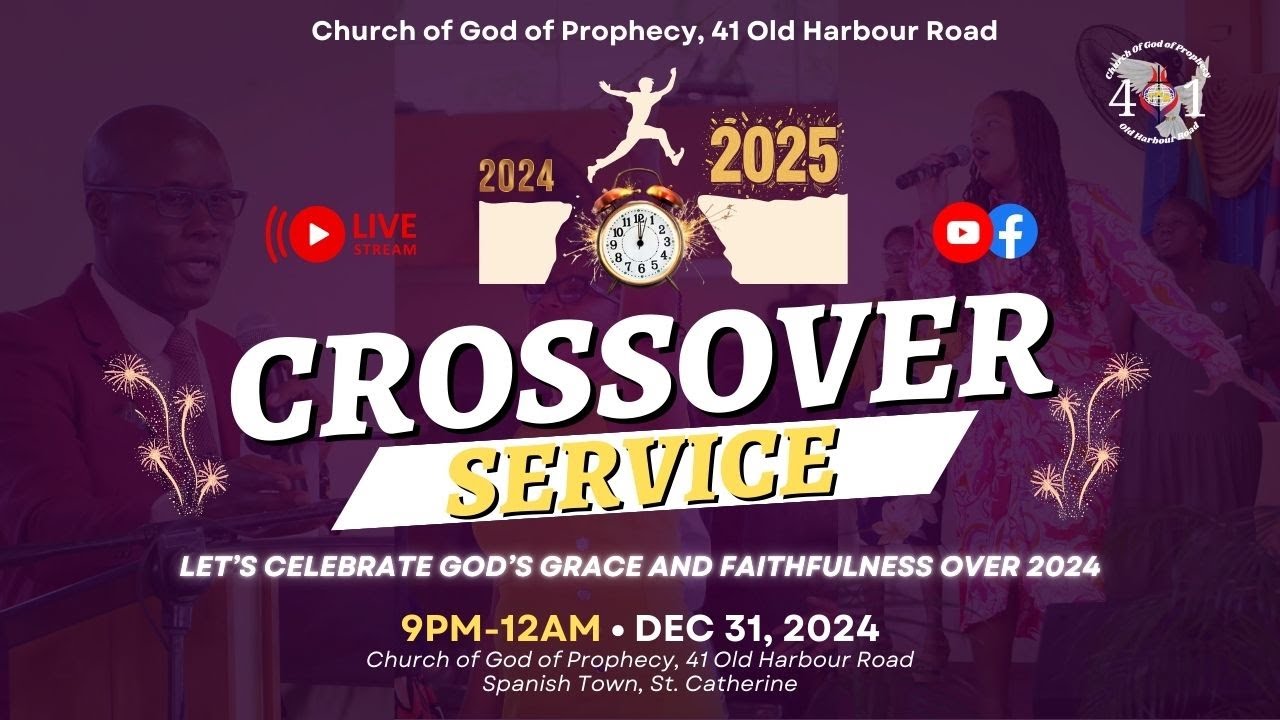 Let's Celebrate God's Grace & Faithfulness Over 2024 | Crossover Service 2024 | COGOP 41 OHR