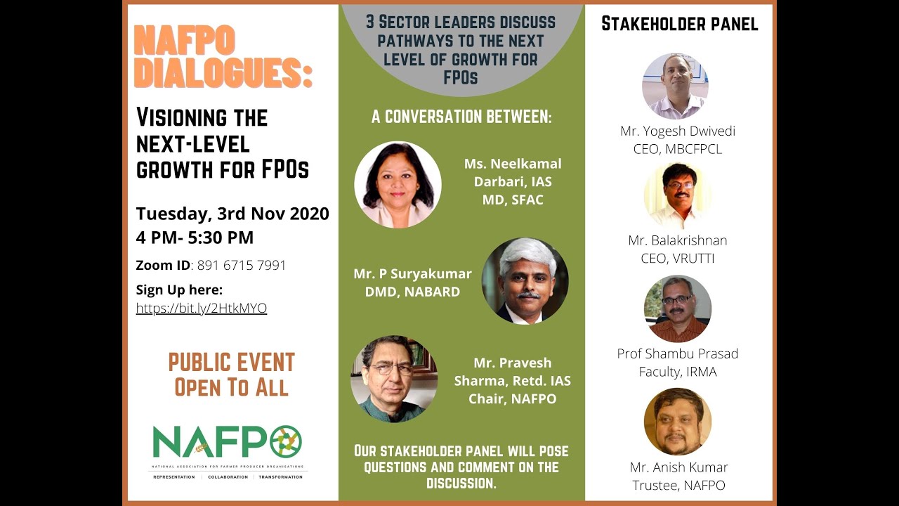 NAFPO Dialogues: Visioning the next level of growth for FPOs