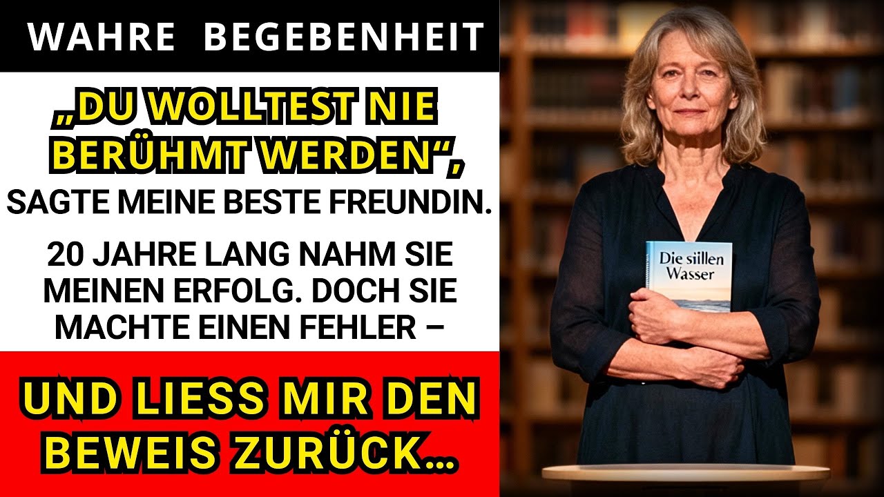 Sie sagte: „Du wolltest keinen Ruhm“ – doch sie hatte mein Buch gestohlen
