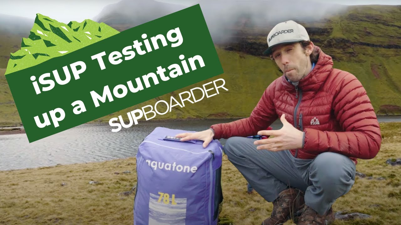Testing a SUP up a Mountain!!! // Aquatone Haze 2022 Compact iSUP / SUPboarder Review