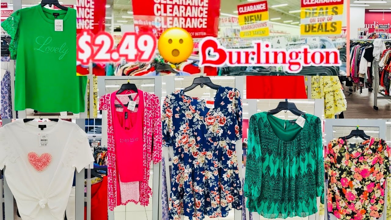 ❤️BURLINGTON CLEARANCE FINDS!! AS LOW AS $2.49 | TOPS & BOTTOMS FASHION FOR LESS 😲 SHOP WITH ME