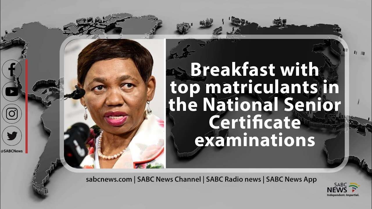 Breakfast with top Matriculants in the National Senior Certificate examinations