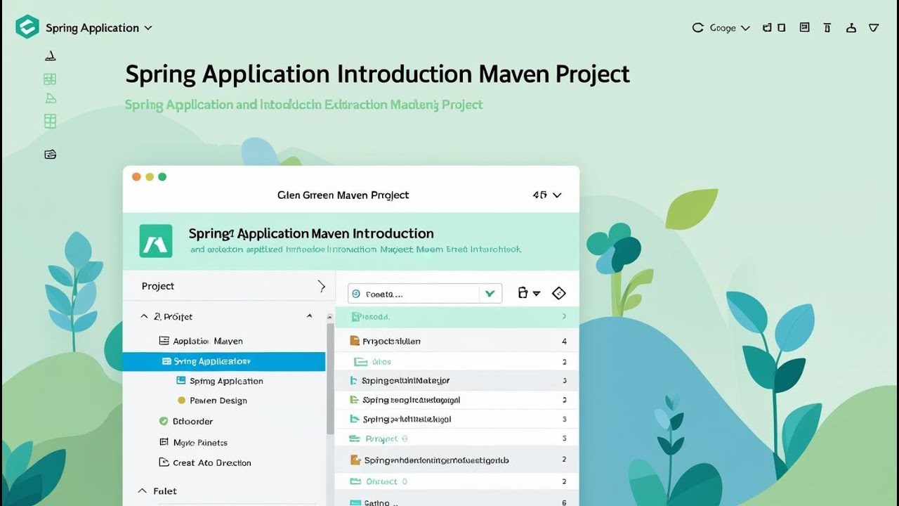 Spring Application Introduction Maven project Part 1