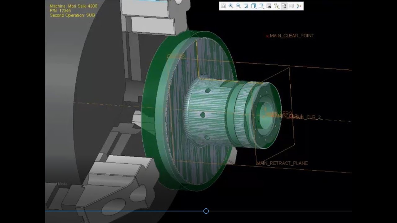 Creo NC Mill-Turn Demonstration