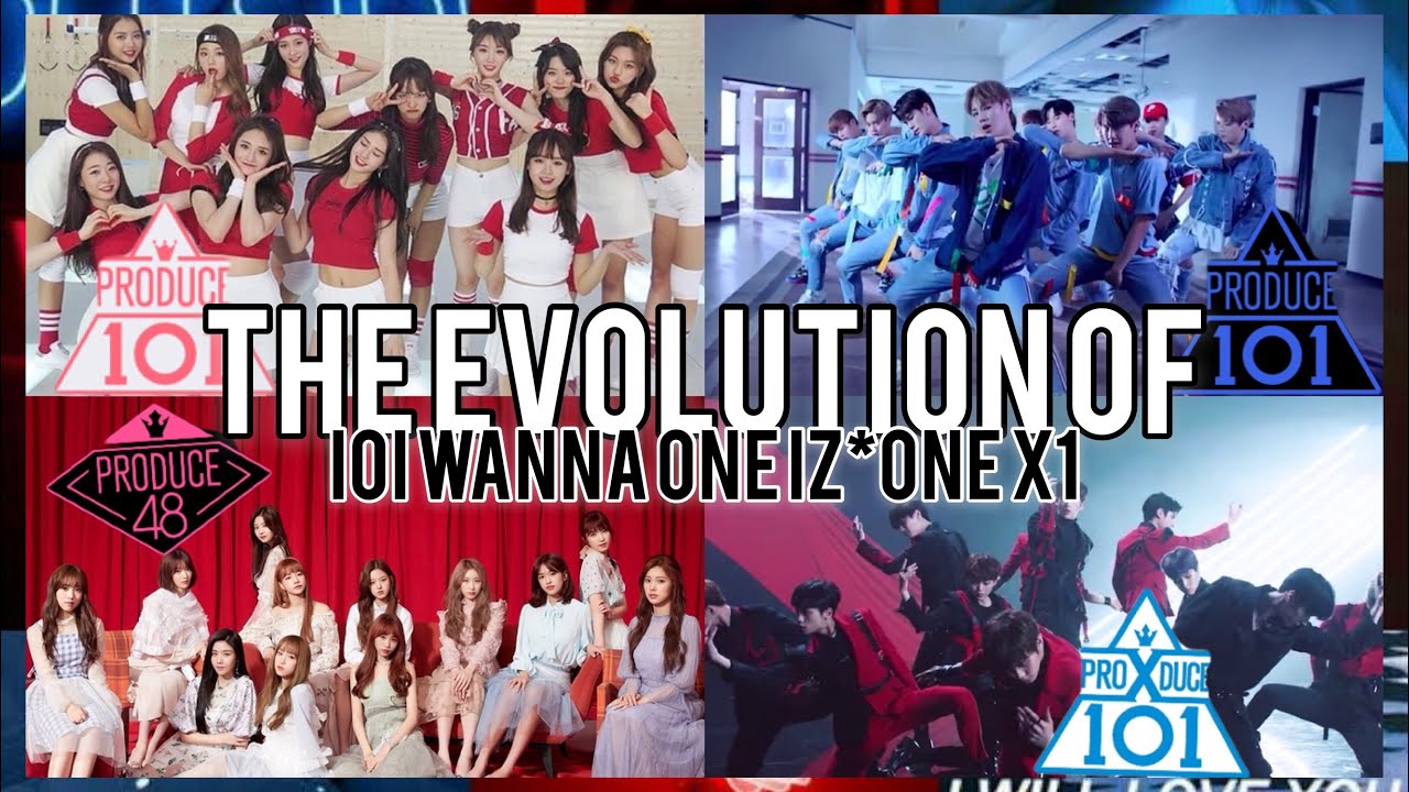 Produce101/48/X101 (프로듀스) - Music Evolution | 2015 - 2019 #WeTrustX1