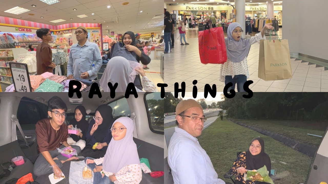 Random Vlog 5.0 : Adik nak 2 kasut raya ꉂ(˵˃ ᗜ ˂˵)