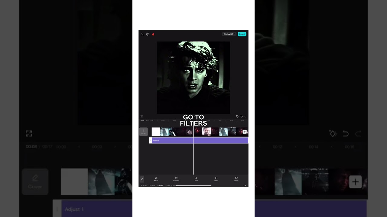 Ultra Dark CC Tutorial CapCut