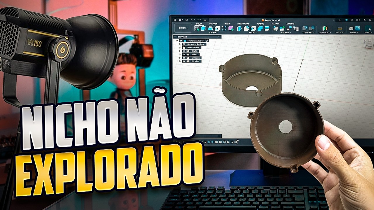 COPIE COMO UM MESTRE 3D- MODELE E IMPRIMA SEU PRODUTO