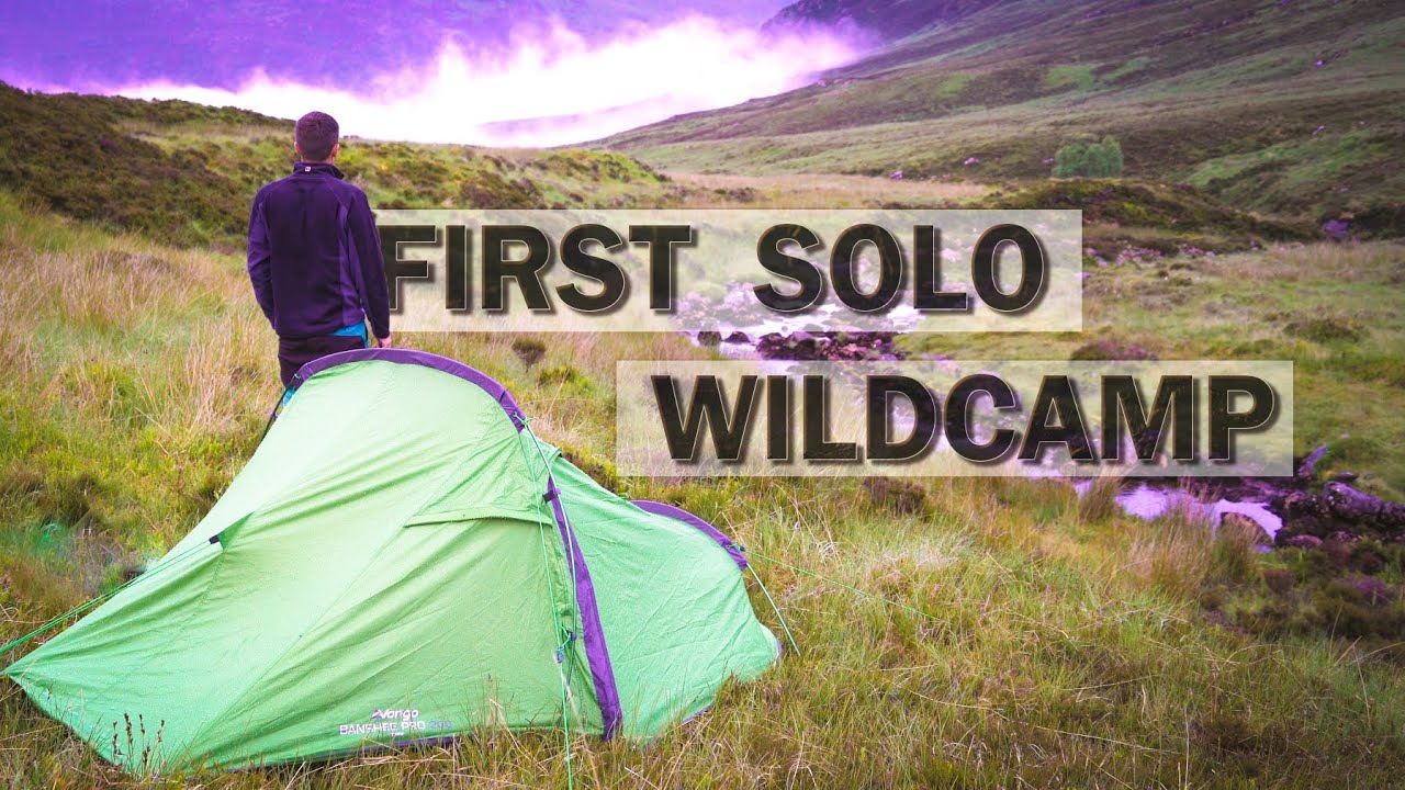 First Solo Wild Camp in the Remote Scottish Mountains