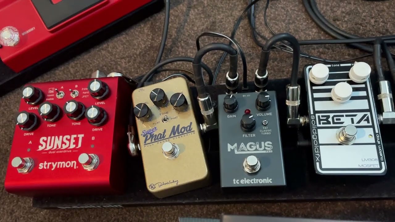 4 More Distortion Pedals on Bass: Sunset, Super Phat Mod, Magus Pro, Beta LM308