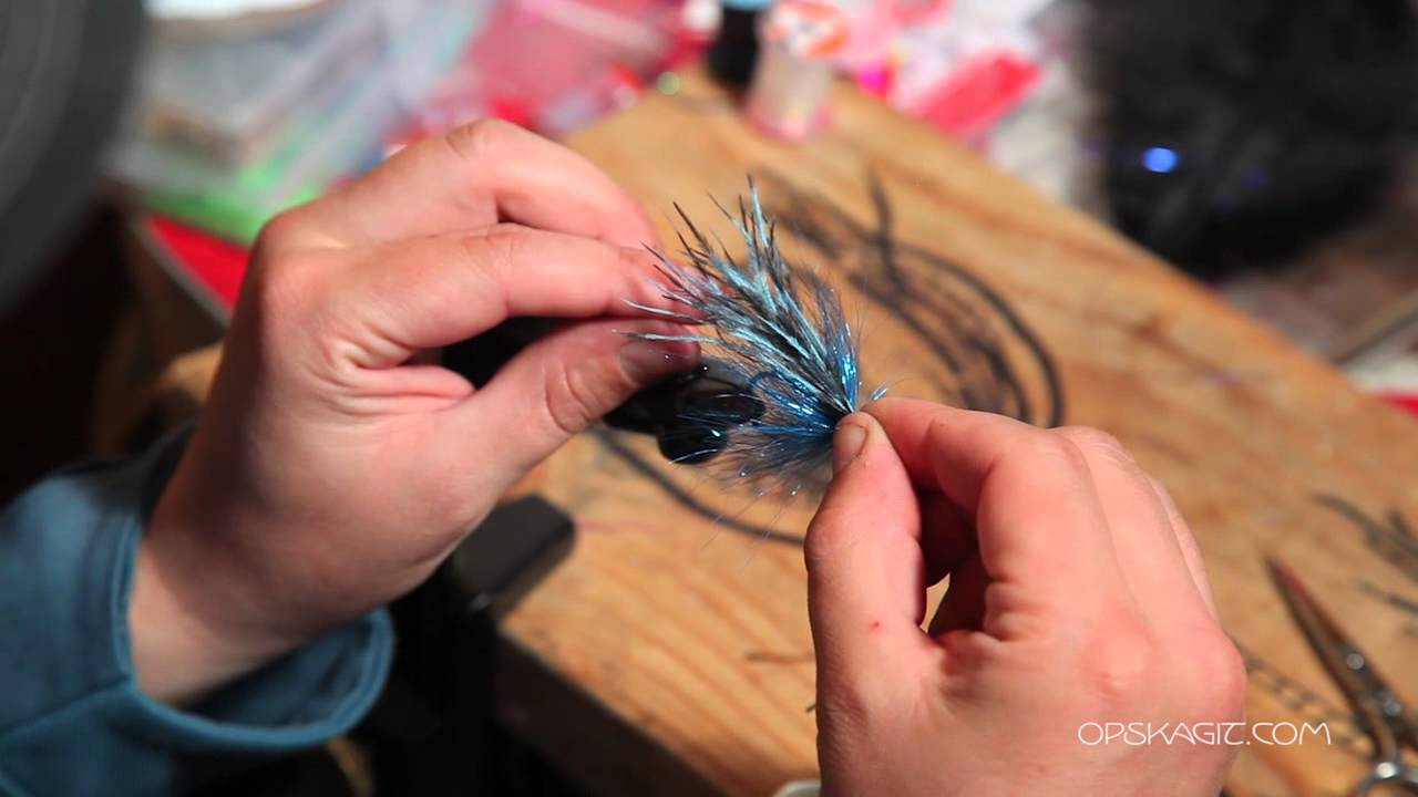 How to Tie a Black and Blue Steelhead Fly - OPST