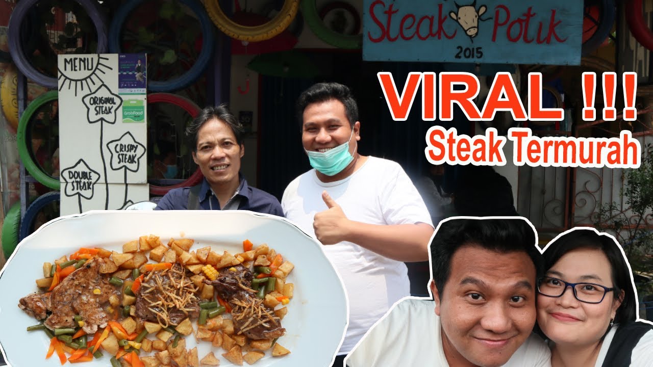 STEAK TERMURAH STEAK POTIK YANG DIMASAK MANTAN CHEF RESTO BINTANG 5 #STEAKMURAH #STEAKPOTIK