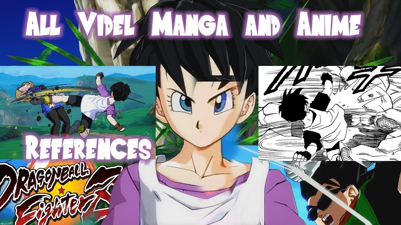 All Videl Manga & Anime References DB FighterZ