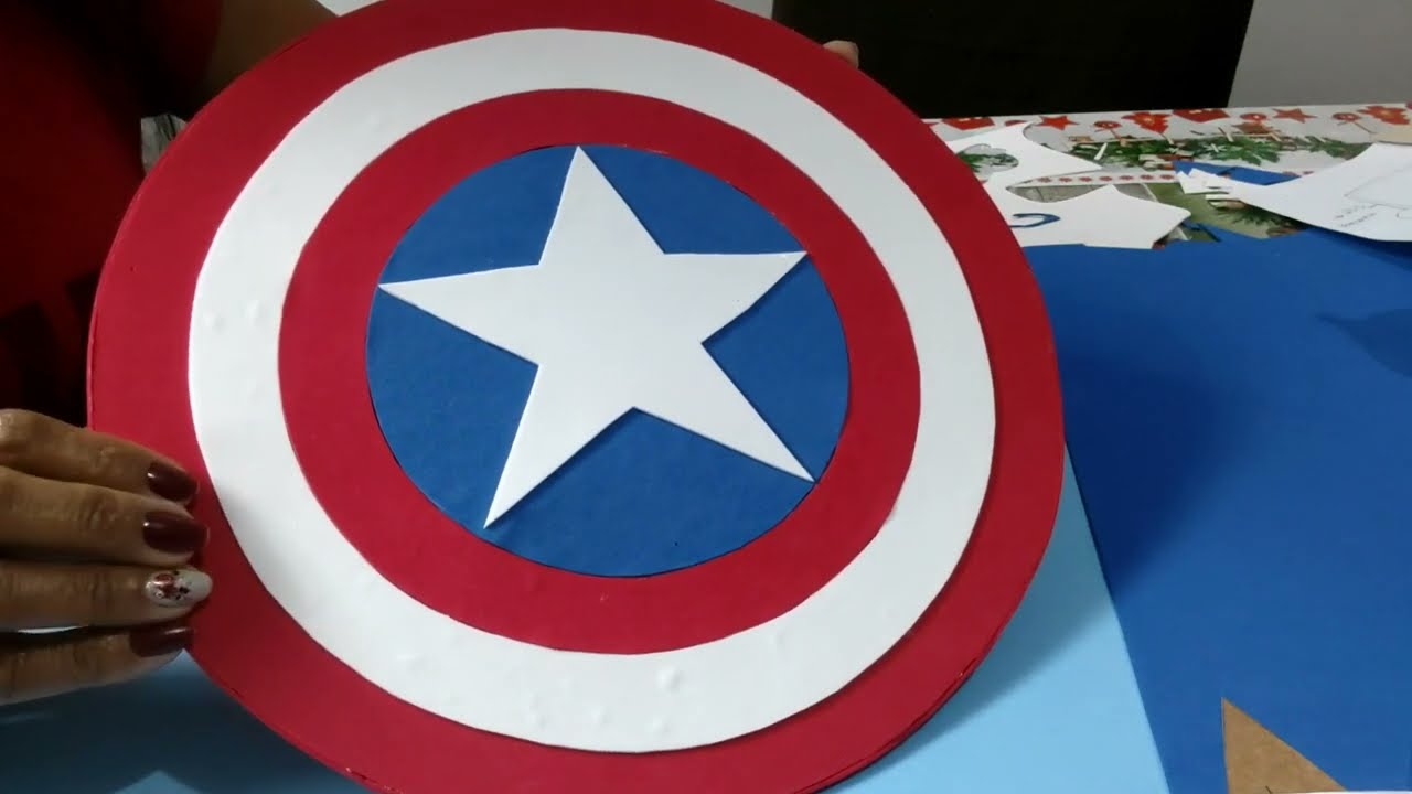 Como Fazer Escudo do Capitão América