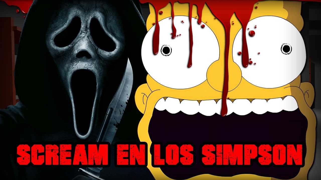 Creepypasta de Los Simpson & SCREAM | GHOSTFACE EN SPRINGFIELD