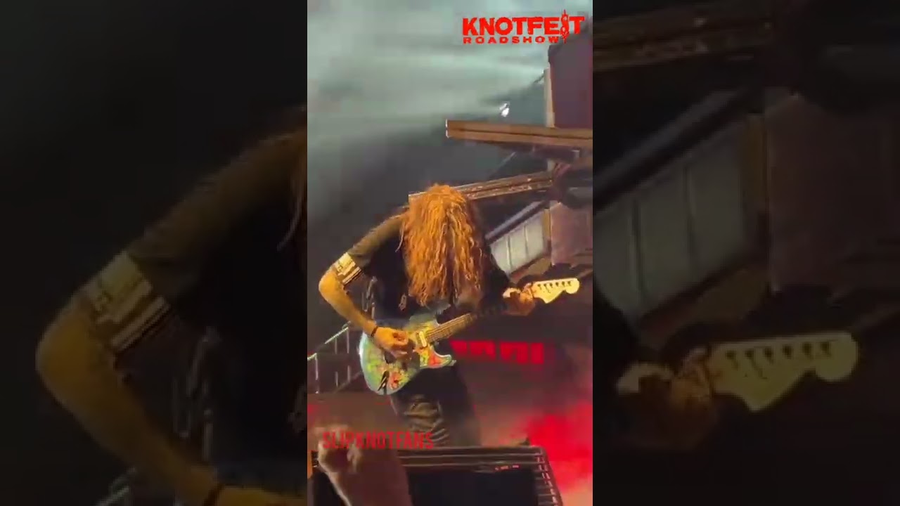 slipknot jim roots crazy guitar Energy live knot fest road show 2022