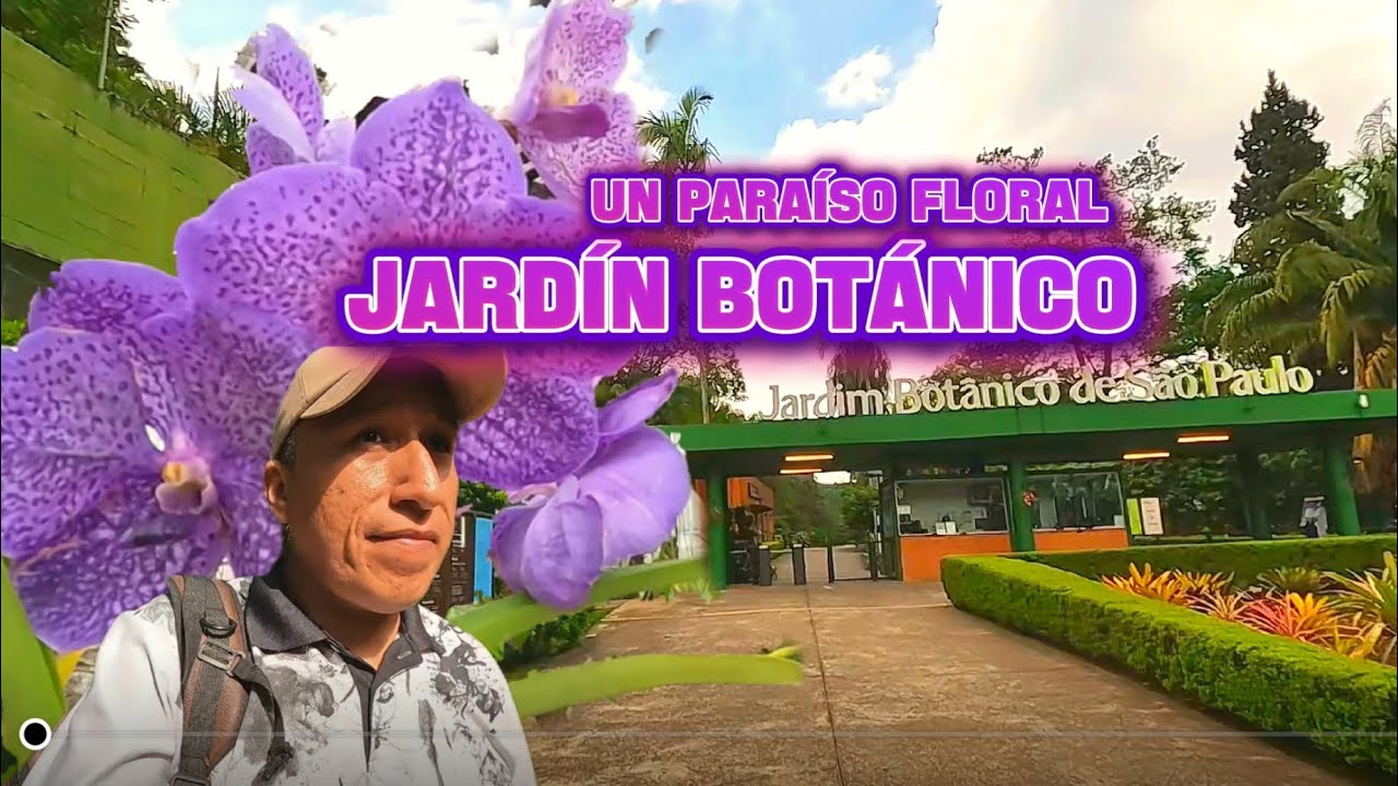 Jardín botánico de São Paulo 🇧🇷 (San Pablo)Un paraíso floral 🌺
