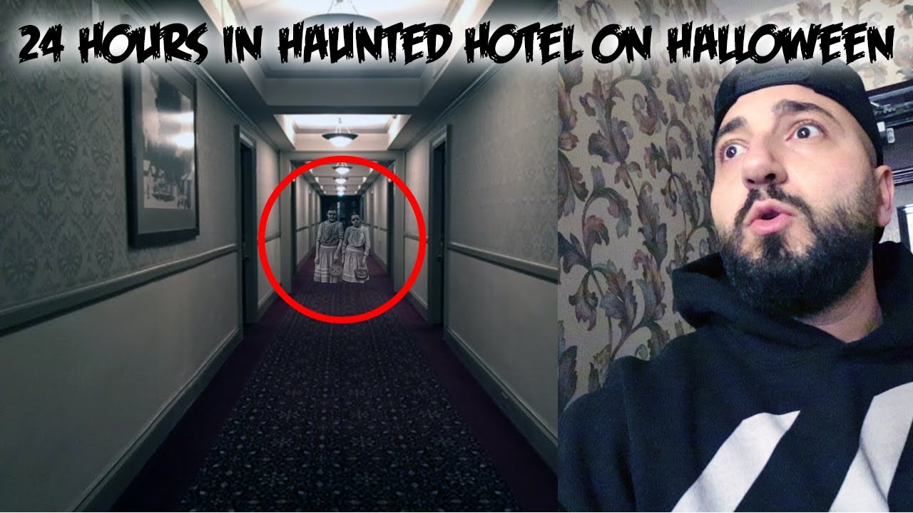 24 HOURS IN THE HAUNTED KING GEORGE HOTEL ( REAL GHOST CAUGHT ON CAMERA)