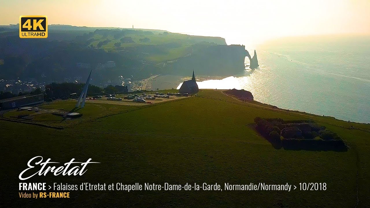4K - Falaises d'Etretat / Etretat cliffs
