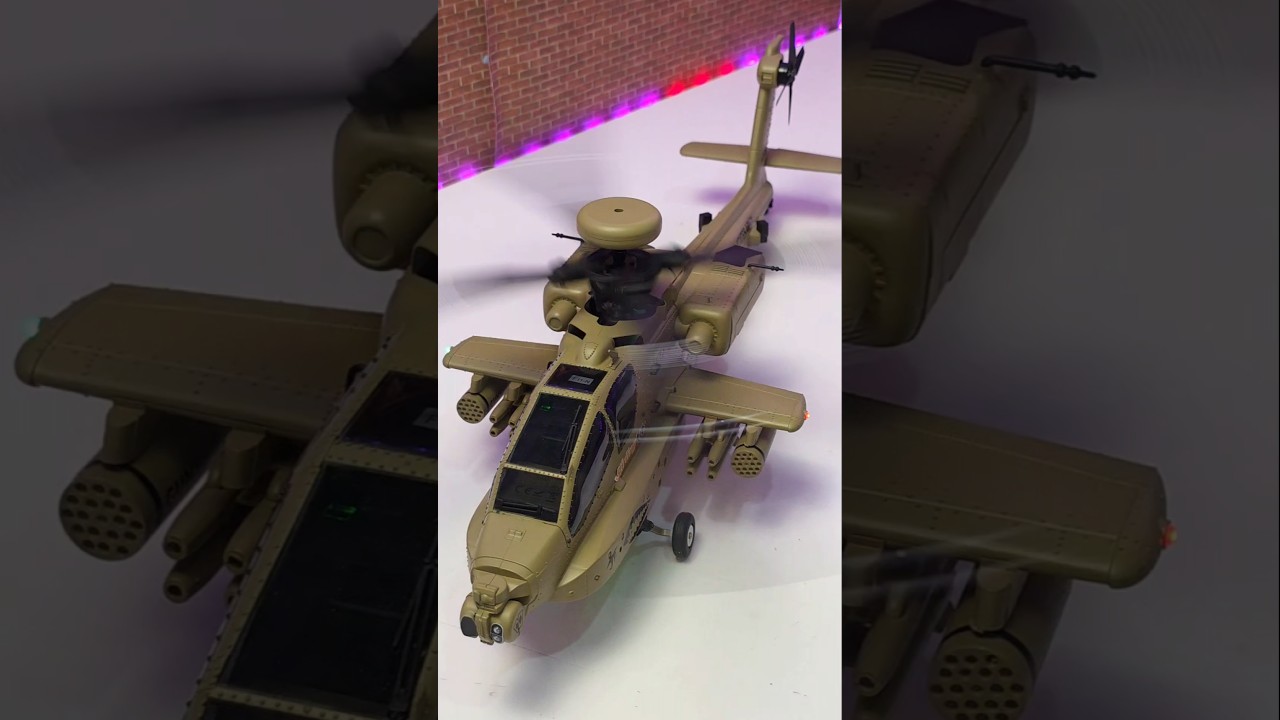 Now THIS is COOL! Apache AH64 RC Helicopter! #rc #rcheli #helicopter