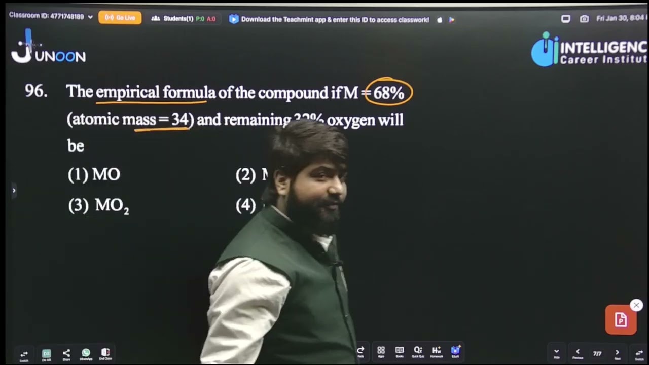 Chemistry Junoon Test Series 02