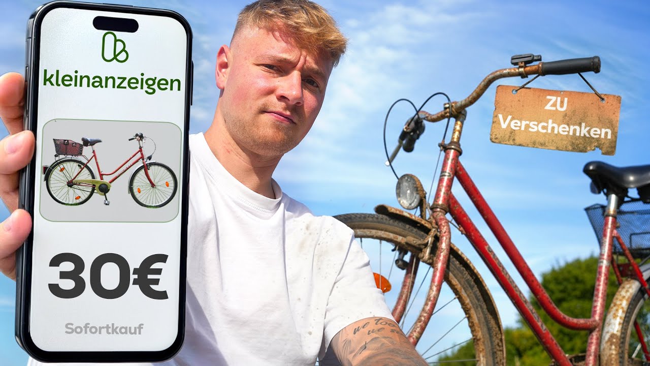Wir verkaufen verschenkte Sachen auf Kleinanzeigen