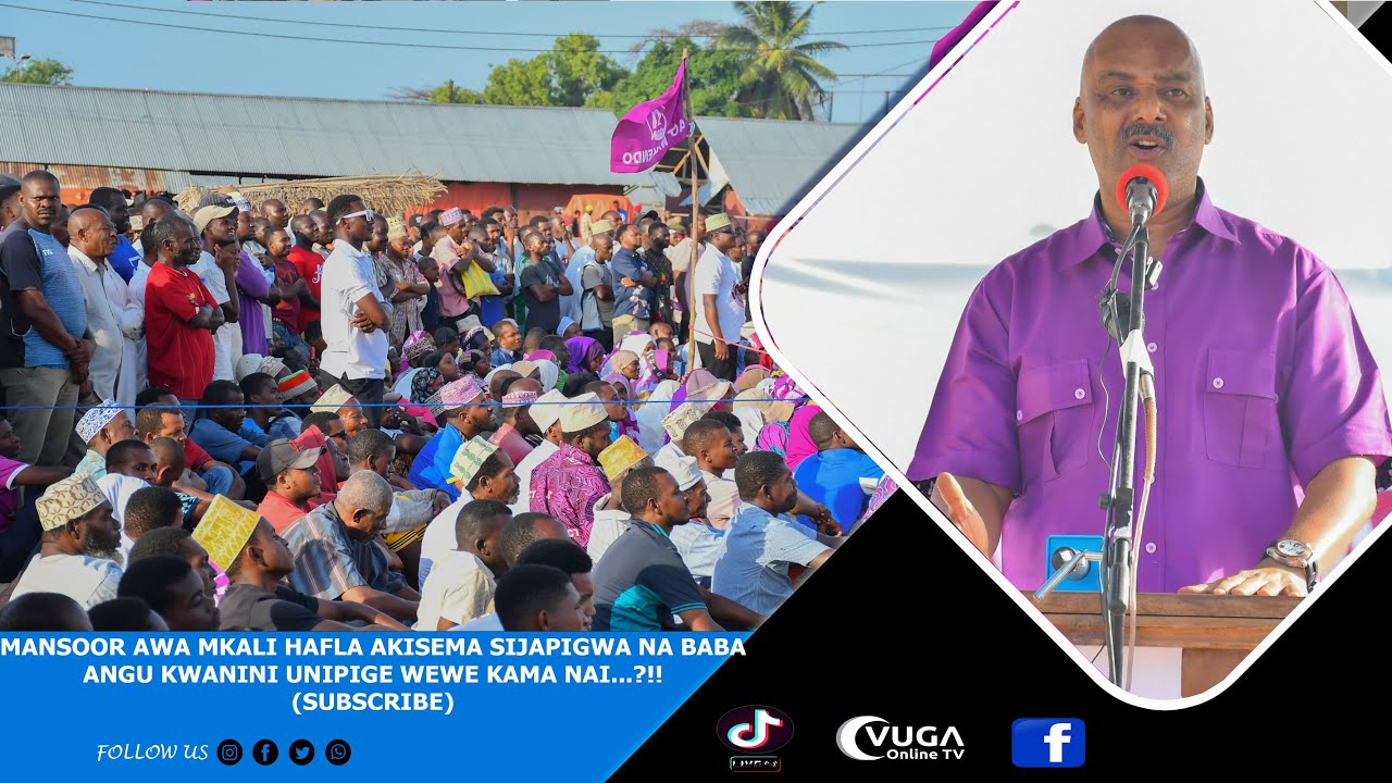 @vugaonlinetv: DAKIKA 15 ZA #MANSOOR #YUSSUF #HIMID AKISEMA YEYE HAIPENDI #CCM KWA HIZI SABABU..#ACT