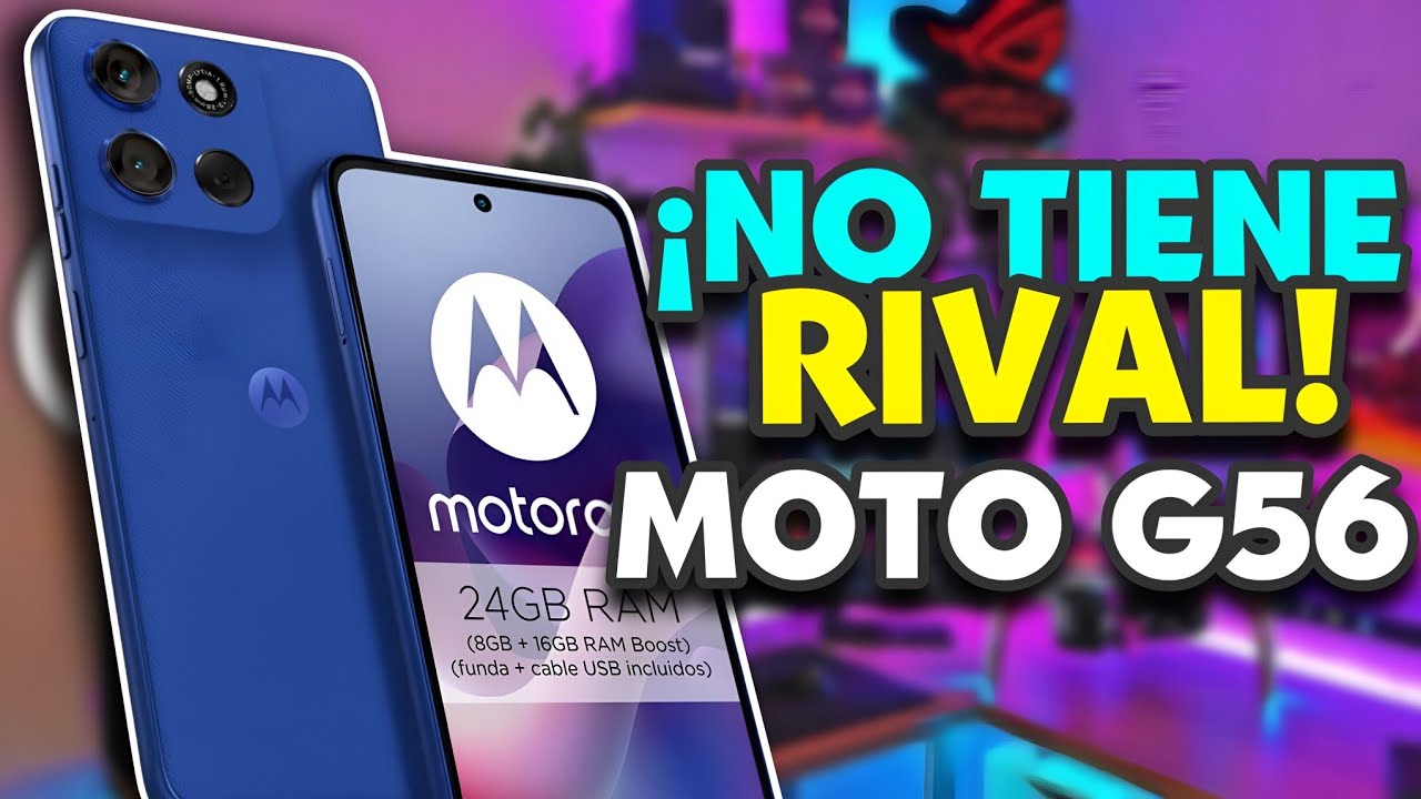 ✅️MOTO G56 el MEJOR CELULAR GAMA MEDIA de MOTOROLA en 2025