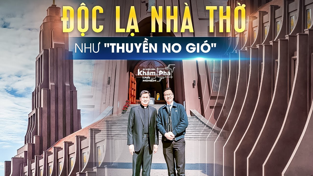 Ngỡ ngàng với nhà thờ có kiến trúc như một con thuyền & hơn 300m2 tranh kính màu rực rỡ| Gx. Kim Lai