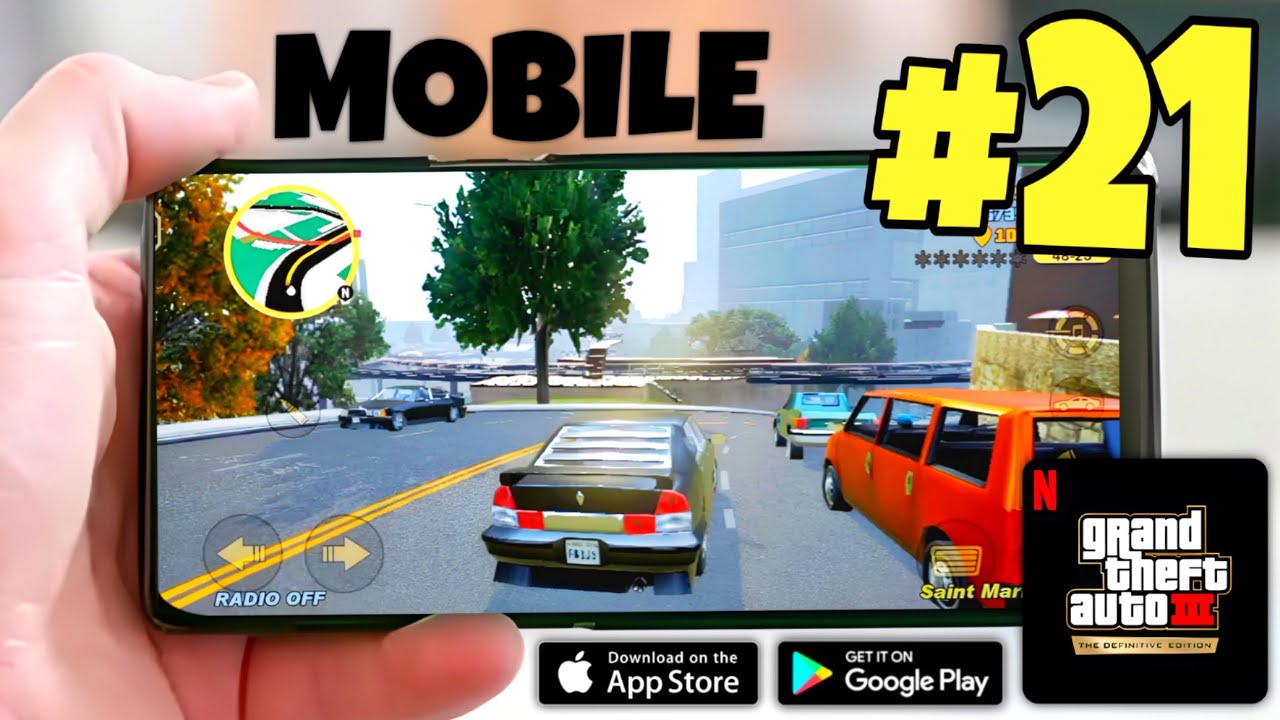 GTA 3 DEFINITIVE EDITION MOBILE GAMEPLAY🔥GTA TRILOGY - NETFLIX #21