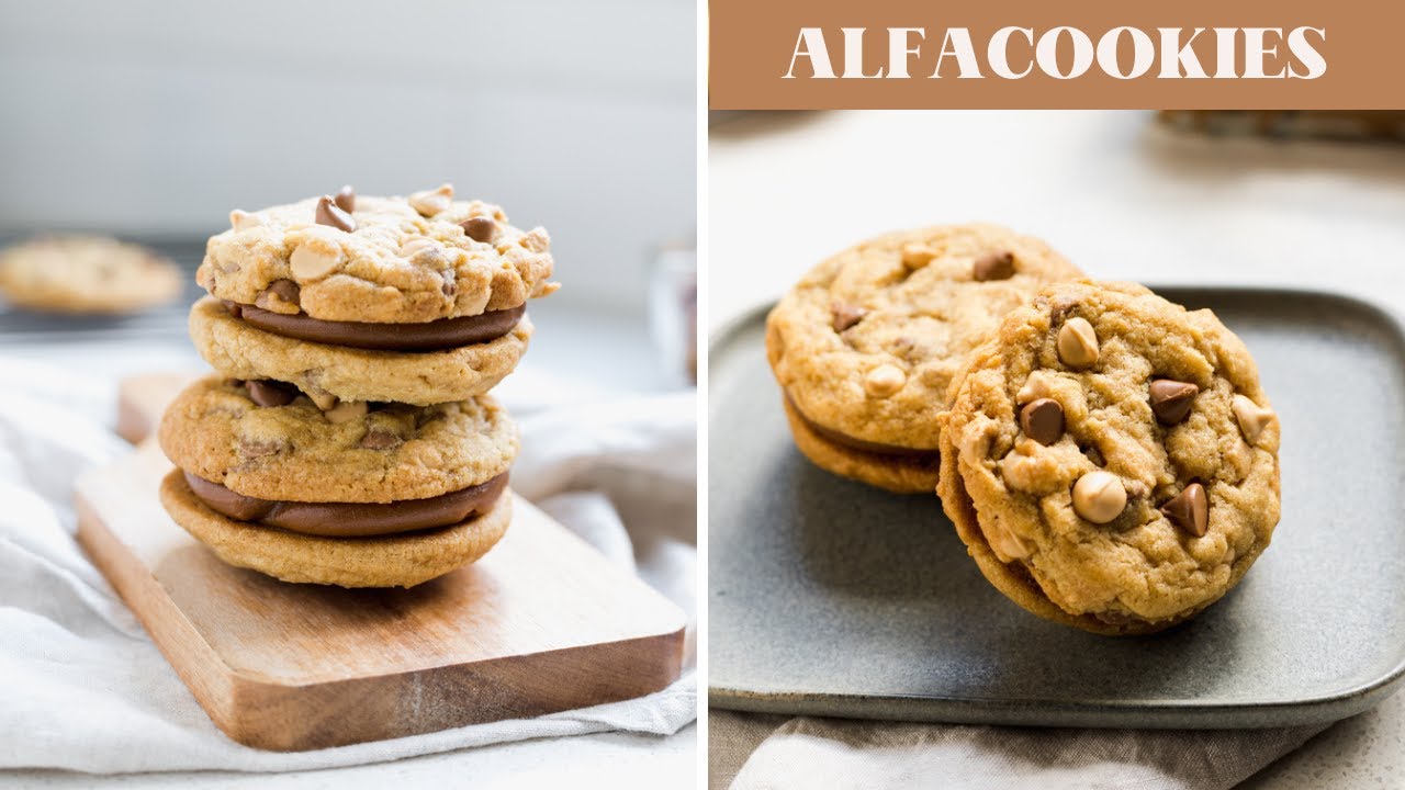 Chocolate Chip Cookie Alfajores Recipe (Alfacookies)・En Casa Cooking Space