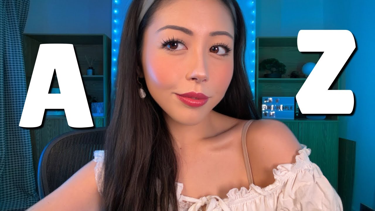 ASMR the entire alphabet but it gives you tingles (26 triggers) 