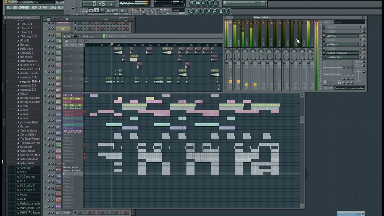 Sash! Feat  Rodriguez  - Ecuador (Mike Allen RMX 2024)FL Studio Project