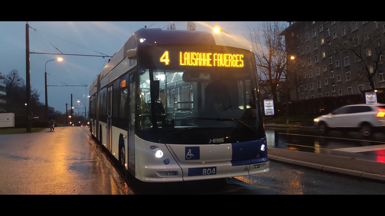 Ligne 4 / de Lausanne, Faverges à Prilly, Coudraie