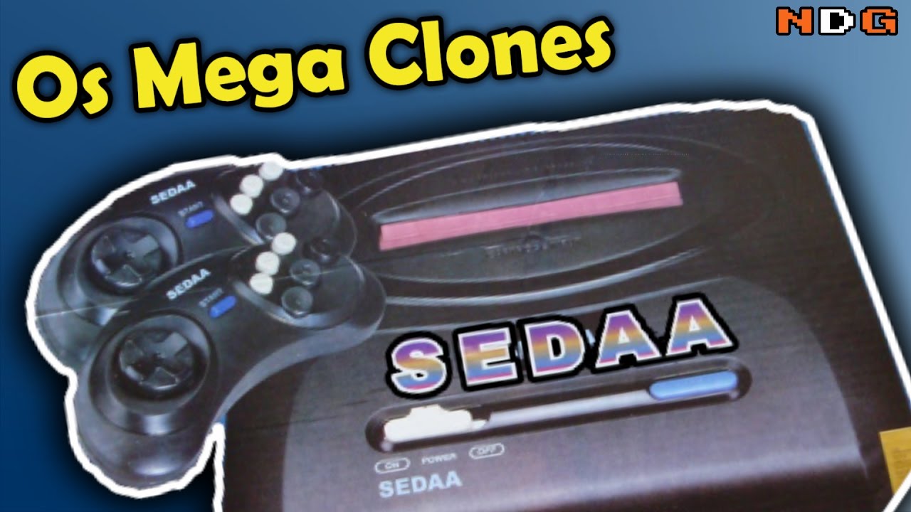 Clones descarados do Mega Drive Consoles Piratas